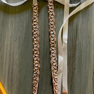 Rose Gold Bridal Belt